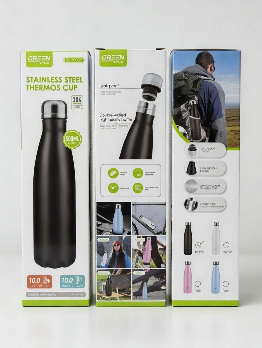 TERMO DE ACERO INOXIDABLE 500 ML